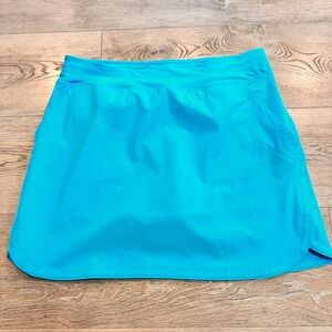 Lands' End Womens Active Skort Size‎ 14 Light Blue Athletic Golf Tennis Skirt